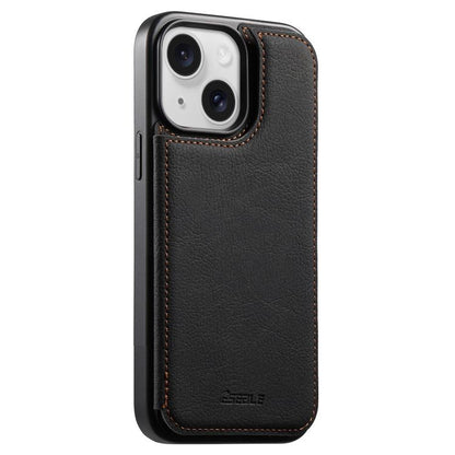 ESEBLE Retro Texture Double Buckle Card Slot Phone Case, For iPhone 15 Pro Max, For iPhone 15 Pro, For iPhone 15, For iPhone 14 / 13, For iPhone 14 Pro, For iPhone 14 Pro Max, For iPhone 13 Pro Max, For iPhone 13 Pro