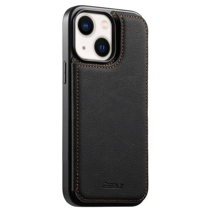 ESEBLE Retro Texture Double Buckle Card Slot Phone Case, For iPhone 15 Pro Max, For iPhone 15 Pro, For iPhone 15, For iPhone 14 / 13, For iPhone 14 Pro, For iPhone 14 Pro Max, For iPhone 13 Pro Max, For iPhone 13 Pro