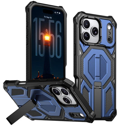Hidden Metal Holder Magnetic Shockproof Phone Case, For iPhone 17 Pro Max, For iPhone 17 Pro, For iPhone 17, For iPhone Air
