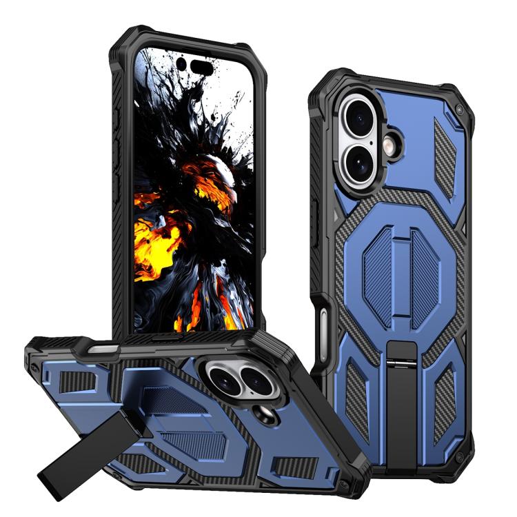 Hidden Metal Holder Magnetic Shockproof Phone Case, For iPhone 17 Pro Max, For iPhone 17 Pro, For iPhone 17, For iPhone Air