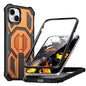 Hidden Metal Holder Magnetic Shockproof Phone Case, For iPhone 15 Pro Max, For iPhone 15 Pro, For iPhone 15 Plus / 14 Plus, For iPhone 15