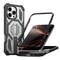 Hidden Metal Holder Magnetic Shockproof Phone Case, For iPhone 16 Pro Max, For iPhone 16 Pro, For iPhone 16 Plus, For iPhone 16