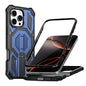 Hidden Metal Holder Magnetic Shockproof Phone Case, For iPhone 16 Pro Max, For iPhone 16 Pro, For iPhone 16 Plus, For iPhone 16