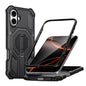 Hidden Metal Holder Magnetic Shockproof Phone Case, For iPhone 16 Pro Max, For iPhone 16 Pro, For iPhone 16 Plus, For iPhone 16