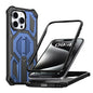 Hidden Metal Holder Magnetic Shockproof Phone Case, For iPhone 15 Pro Max, For iPhone 15 Pro, For iPhone 15 Plus / 14 Plus, For iPhone 15