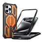 Hidden Metal Holder Magnetic Shockproof Phone Case, For iPhone 15 Pro Max, For iPhone 15 Pro, For iPhone 15 Plus / 14 Plus, For iPhone 15