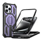 Hidden Metal Holder Magnetic Shockproof Phone Case, For iPhone 15 Pro Max, For iPhone 15 Pro, For iPhone 15 Plus / 14 Plus, For iPhone 15