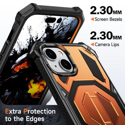 Hidden Metal Holder Magnetic Shockproof Phone Case, For iPhone 14 / 13, For iPhone 14 Pro, For iPhone 14 Pro Max, For iPhone 13 Pro Max