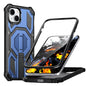 Hidden Metal Holder Magnetic Shockproof Phone Case, For iPhone 14 / 13, For iPhone 14 Pro, For iPhone 14 Pro Max, For iPhone 13 Pro Max