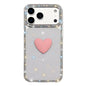 Flash Rhinestone Double-sided IMD Love Heart Phone Case, For iPhone 17e / 16e, For iPhone 17 Pro Max, For iPhone 17 Pro