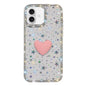 Flash Rhinestone Double-sided IMD Love Heart Phone Case, For iPhone 17, For iPhone Air