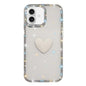 Flash Rhinestone Double-sided IMD Love Heart Phone Case, For iPhone 17, For iPhone Air