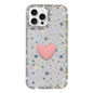 Flash Rhinestone Double-sided IMD Love Heart Phone Case, For iPhone 16 Pro Max, For iPhone 16 Pro