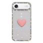 Flash Rhinestone Double-sided IMD Love Heart Phone Case, For iPhone 17, For iPhone Air