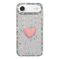 Flash Rhinestone Double-sided IMD Love Heart Phone Case, For iPhone 17, For iPhone Air