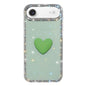 Flash Rhinestone Double-sided IMD Love Heart Phone Case, For iPhone 17, For iPhone Air