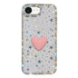 Flash Rhinestone Double-sided IMD Love Heart Phone Case, For iPhone 17e / 16e, For iPhone 17 Pro Max, For iPhone 17 Pro