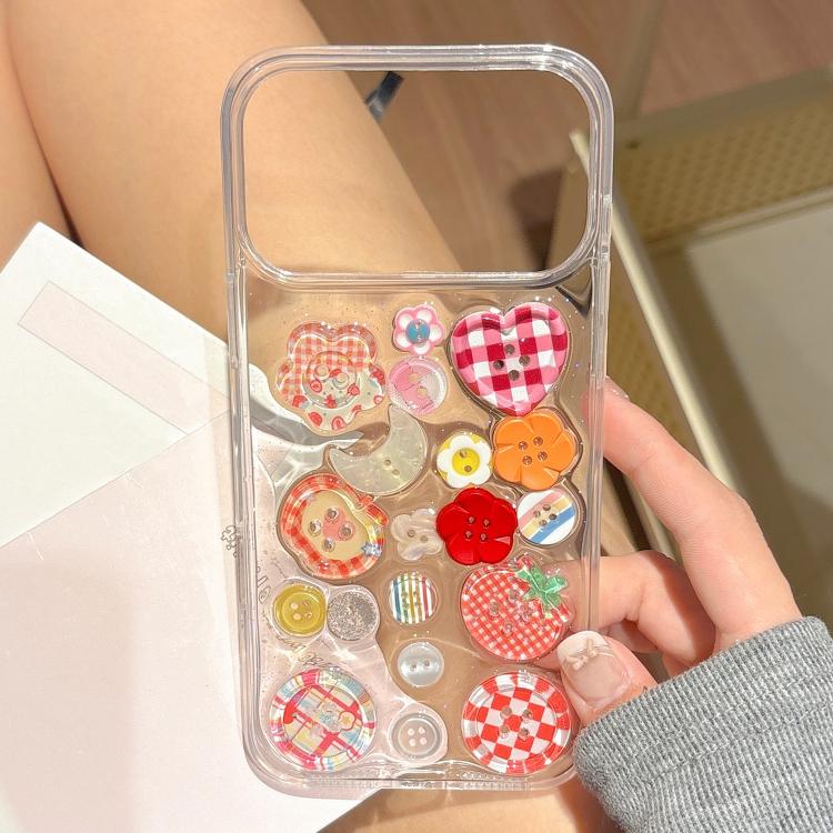 Epoxy Resin 3D Pattern Acrylic Transparent Phone Case, For iPhone 13 Pro Max, For iPhone 13 Pro, For iPhone 13, For iPhone 12, For iPhone 12 Pro Max, For iPhone 12 Pro, For iPhone 11