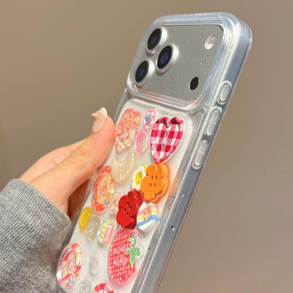 Epoxy Resin 3D Pattern Acrylic Transparent Phone Case, For iPhone 13 Pro Max, For iPhone 13 Pro, For iPhone 13, For iPhone 12, For iPhone 12 Pro Max, For iPhone 12 Pro, For iPhone 11
