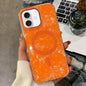 Gold-plated Shell Texture Magnetic Phone Case, For iPhone 16, For iPhone 15 Pro Max, For iPhone 15 Pro, For iPhone 15