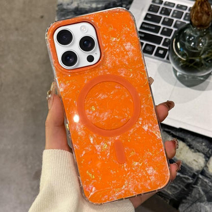 Gold-plated Shell Texture Magnetic Phone Case, For iPhone 17 Pro Max, For iPhone 17 Pro, For iPhone 17, For iPhone Air, For iPhone 16 Pro Max, For iPhone 16 Pro