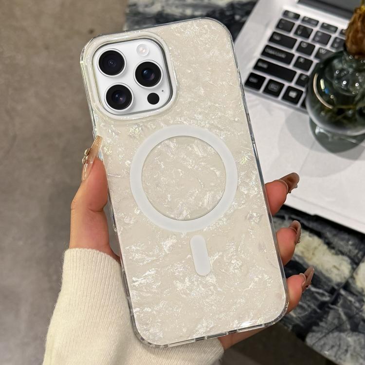 Gold-plated Shell Texture Magnetic Phone Case, For iPhone 17 Pro Max, For iPhone 17 Pro, For iPhone 17, For iPhone Air, For iPhone 16 Pro Max, For iPhone 16 Pro