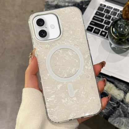 Gold-plated Shell Texture Magnetic Phone Case, For iPhone 17 Pro Max, For iPhone 17 Pro, For iPhone 17, For iPhone Air, For iPhone 16 Pro Max, For iPhone 16 Pro