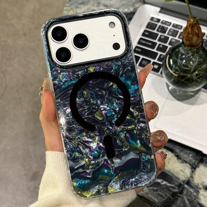 Gold-plated Shell Texture Magnetic Phone Case, For iPhone 17 Pro Max, For iPhone 17 Pro, For iPhone 17, For iPhone Air, For iPhone 16 Pro Max, For iPhone 16 Pro