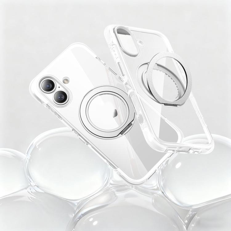 Vacuum Airbag TPU + Acrylic 360 Rotating Bracket Magnetic Shockproof Phone Case, For iPhone 17 Pro Max, For iPhone 17 Pro, For iPhone 17