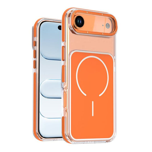Vibrant Dual-color TPU + Acrylic Magnetic Phone Case, For iPhone Air, For iPhone 16 Pro Max, For iPhone 16 Pro, For iPhone 16 Plus