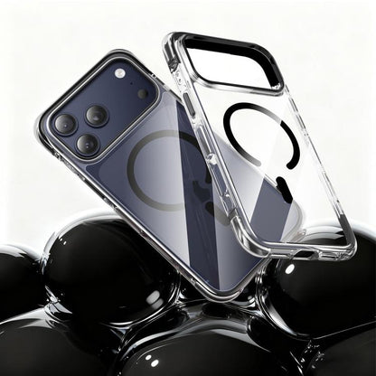 Vacuum Airbag TPU + Acrylic Magnetic Shockproof Phone Case, For iPhone 17 Pro Max, For iPhone 17 Pro, For iPhone 17
