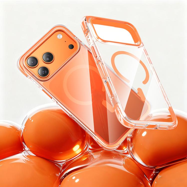 Vacuum Airbag TPU + Acrylic Magnetic Shockproof Phone Case, For iPhone 17 Pro Max, For iPhone 17 Pro, For iPhone 17