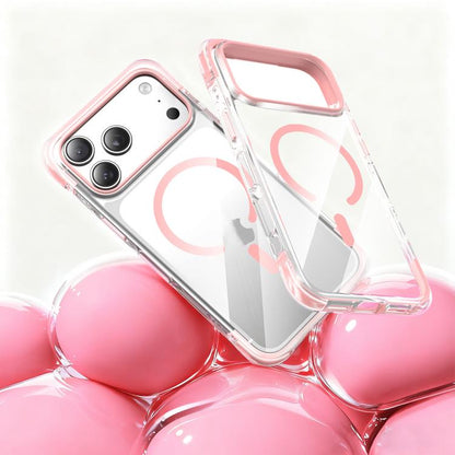 Vacuum Airbag TPU + Acrylic Magnetic Shockproof Phone Case, For iPhone 17 Pro Max, For iPhone 17 Pro, For iPhone 17