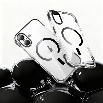 Vacuum Airbag TPU + Acrylic Magnetic Shockproof Phone Case, For iPhone 17 Pro Max, For iPhone 17 Pro, For iPhone 17