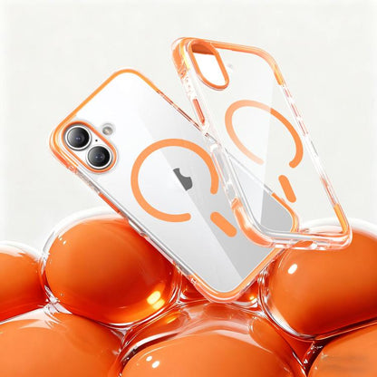 Vacuum Airbag TPU + Acrylic Magnetic Shockproof Phone Case, For iPhone 17 Pro Max, For iPhone 17 Pro, For iPhone 17
