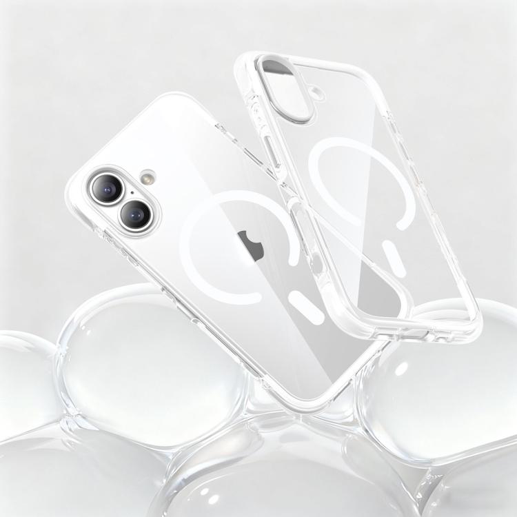 Vacuum Airbag TPU + Acrylic Magnetic Shockproof Phone Case, For iPhone 17 Pro Max, For iPhone 17 Pro, For iPhone 17