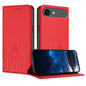 Tulips Butterfly Pattern Magnetic Vegan Leather Phone Case, For iPhone Air, For iPhone 16 Pro Max