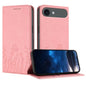 Tulips Butterfly Pattern Magnetic Vegan Leather Phone Case, For iPhone Air, For iPhone 16 Pro Max
