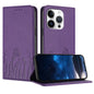 Tulips Butterfly Pattern Magnetic Vegan Leather Phone Case, For iPhone 16 Pro, For iPhone 16 Plus