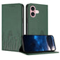Tulips Butterfly Pattern Magnetic Vegan Leather Phone Case, For iPhone 16, For iPhone 15 Pro Max