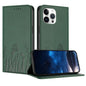 Tulips Butterfly Pattern Magnetic Vegan Leather Phone Case, For iPhone 13 Pro Max, For iPhone 13 Pro