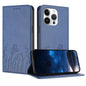 Tulips Butterfly Pattern Magnetic Vegan Leather Phone Case, For iPhone 13 Pro Max, For iPhone 13 Pro