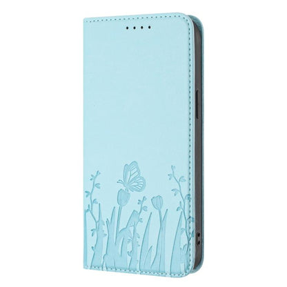 Tulips Butterfly Pattern Magnetic Vegan Leather Phone Case, For iPhone 12 mini, For iPhone 11 Pro Max