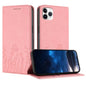 Tulips Butterfly Pattern Magnetic Vegan Leather Phone Case, For iPhone 12 mini, For iPhone 11 Pro Max