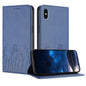 Tulips Butterfly Pattern Magnetic Vegan Leather Phone Case, For iPhone X / XS, For iPhone XS Max