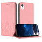 Tulips Butterfly Pattern Magnetic Vegan Leather Phone Case, For iPhone XR, For iPhone 8 Plus / 7 Plus