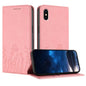 Tulips Butterfly Pattern Magnetic Vegan Leather Phone Case, For iPhone X / XS, For iPhone XS Max