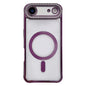Rhinestone Clear Acrylic Electroplated Magnetic Phone Case, For iPhone 17 Pro Max, For iPhone 17 Pro, For iPhone 17, For iPhone Air
