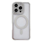 Rhinestone Clear Acrylic Electroplated Magnetic Phone Case, For iPhone 16 Pro Max, For iPhone 16 Pro, For iPhone 16 Plus, For iPhone 16