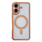 Rhinestone Clear Acrylic Electroplated Magnetic Phone Case, For iPhone 16 Pro Max, For iPhone 16 Pro, For iPhone 16 Plus, For iPhone 16